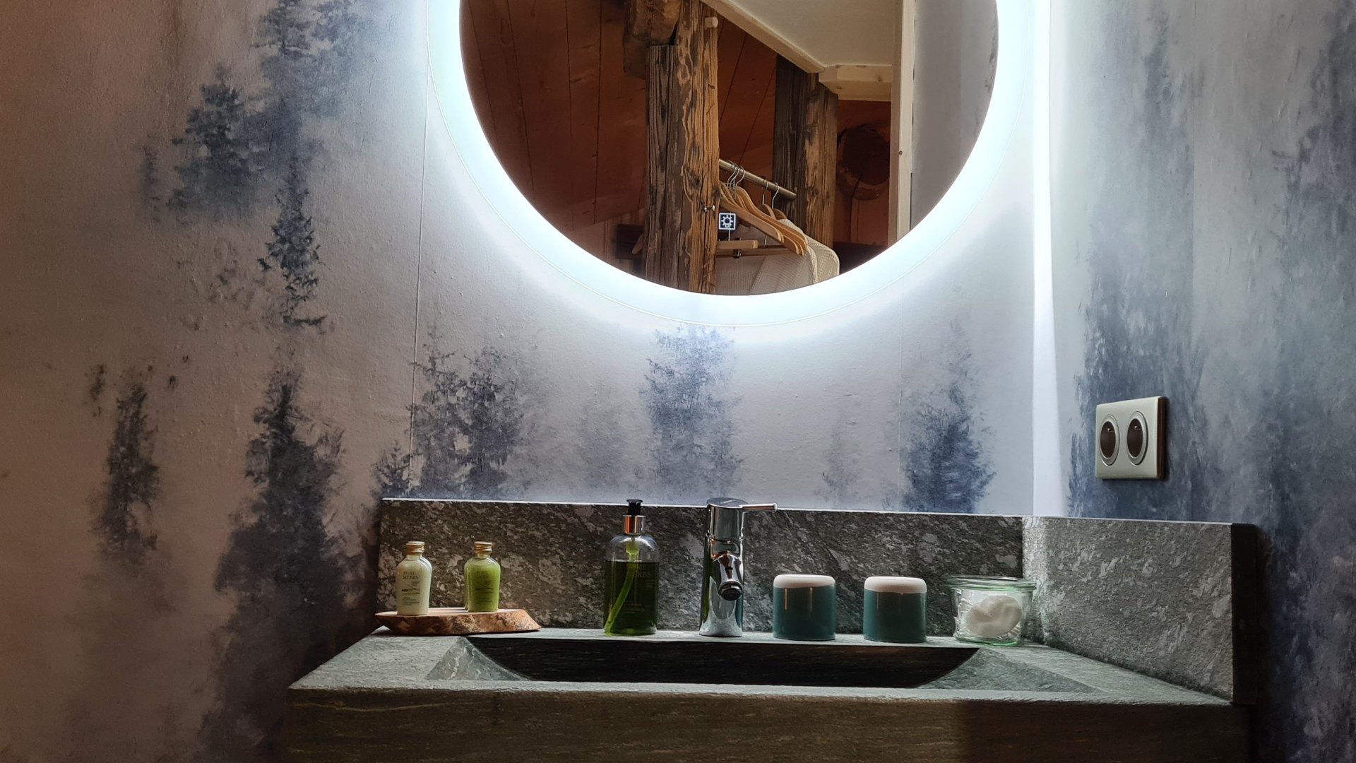 salle de bain montagne